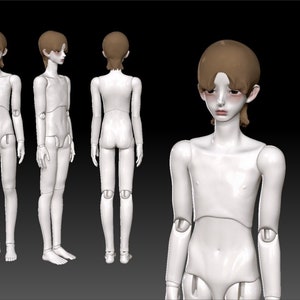 BJD ball jointed doll STL male model Kris