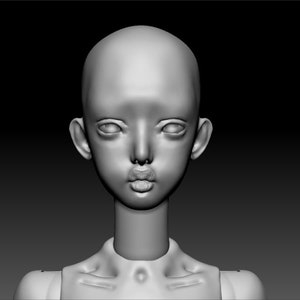 BJD head 3 for bjd Rose doll articulated girl female art
