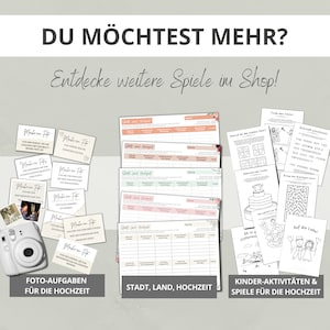 40 Gästebuchkarten zur Hochzeit PDF Download Blanko Vorlagen zum Ausdrucken DIY Gästebuch Vorlagen Fragekarten als Hochzeitsgeschenk Bild 9