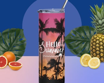 Hola Verano Tropical Vaso 20oz