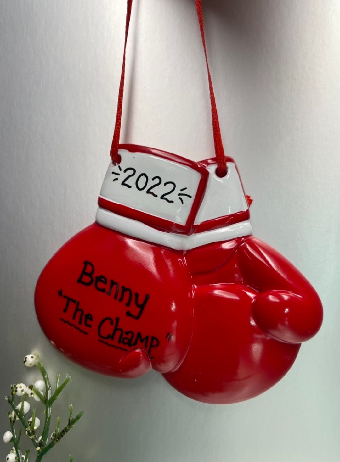 Personalized Boxing Girl Christmas Ornament, Boxing Life Lessons, Xmas