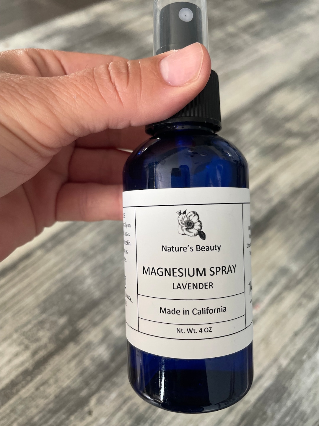 4oz MAGNESIUM OIL SPRAY Topical Magnesium Insomnia Relief Restless Legs