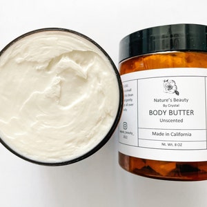 BODY BUTTER ORGANIC Whipped Shea Butter for Body Butter for Mom Gift for Friend Gift for Sister - Nature’s Beauty