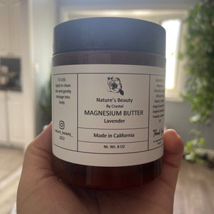 ORGANIC MAGNESIUM BUTTER Body Butter Whipped Shea Butter Natures Beauty image 5