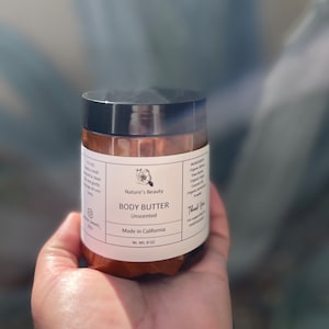 BESTSELLER Bio-Körperbutter Dreifach geschlagene Sheabutter Körperbutter Geschenk Ätherische Öle, Nicht fettend von Nature&#39;s Beauty