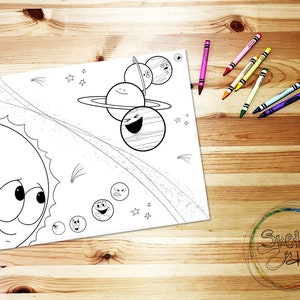 Our Solar System | Space Coloring Pages