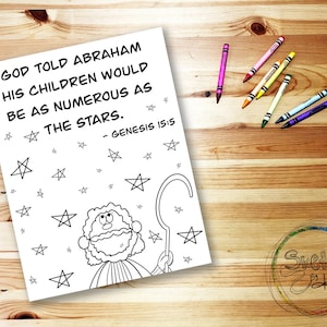 Father Abraham | Bible Coloring Pages