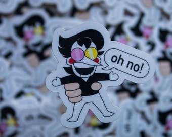 Spamton G. Spamton Held So Gently In My Big Hand Mini Glossy Vinyl Sticker | 3 Variations!