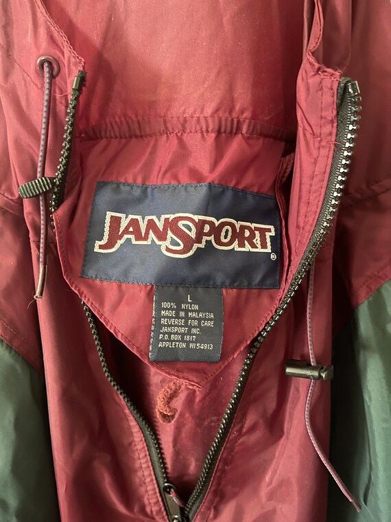 1990s Jansport Windbreaker Fanny Pack Jacket Etsy