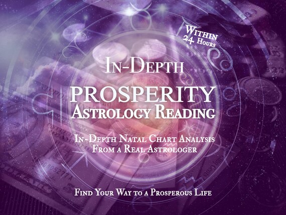 Prosperity Astrology Reading, More than a Career Reading, Personalized Abundance Manifestor + Astrological Predictions