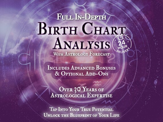 Detailed Birth Chart Reading | Astrology Reading | Natal Chart Analysis | Professional Astrology Report | Personalized Life Guidance