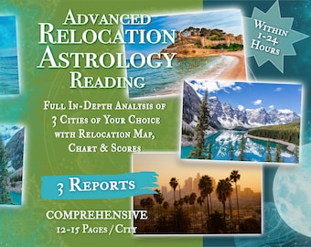 Astrocartography Relocation Astrology Reading, Astro Map, Travel Reading, Location Astrology, Best Places, Relocation Reading