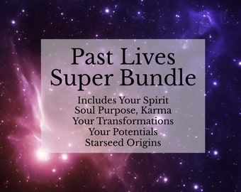 Past Life Reading and Starseed Origin Bundle, Karma Reading Based on Astrology Natal Chart Reading, In-Depth Past Lives Analysis