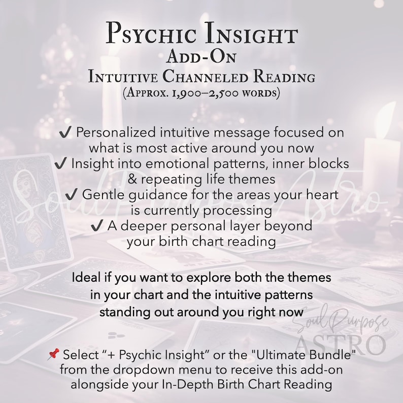 In-Depth Birth Chart Reading, Astrology Natal Chart Analysis & Psychic Insights, Life Guidance, Same Day image 8