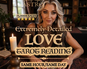 In-Depth Love Tarot Reading Same Hour, Ex Lover, Soulmate, Psychic Medium Reading
