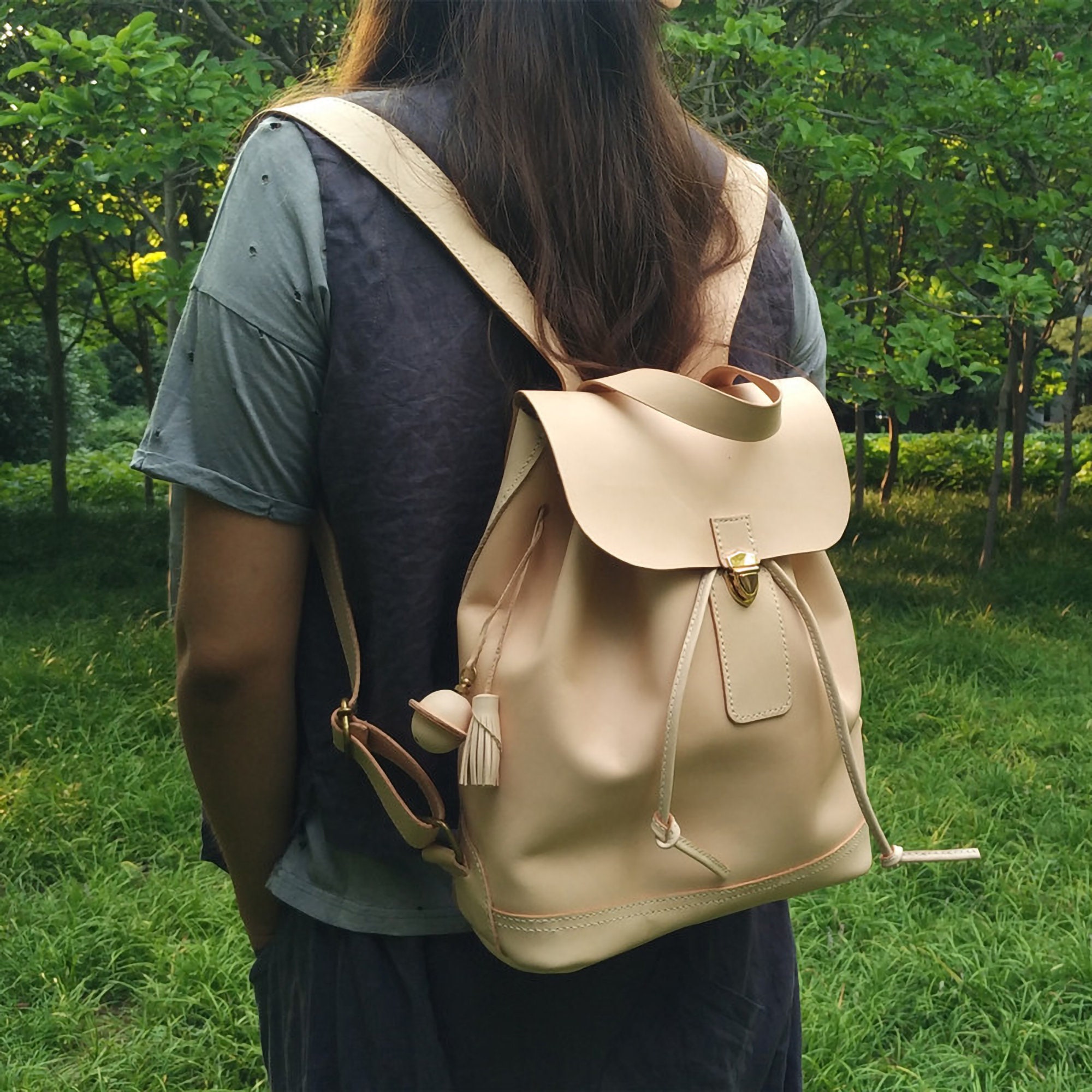 School Backpack Pattern PDF for Girls Mini Backpack Purse Etsy