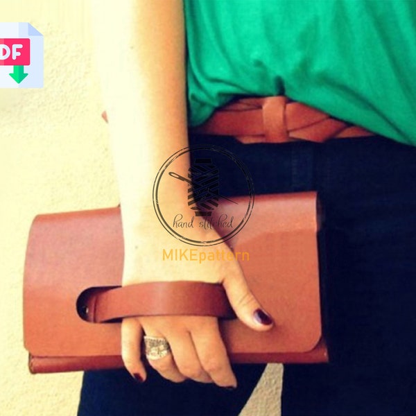 Leather Clutch - Etsy