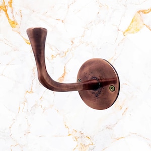 Set Di 6 Antichi Ganci Per Cappotto In Ottone - Italia - Foto 3