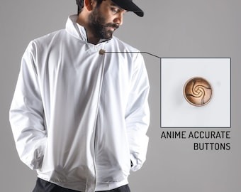 Anime Jacket, Tokyo Jujutsu High Cursed Sorcerer Anime Inspired Cosplay Bomber Otaku Jacket, Gift for Him