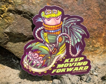 Keep Moving Forward-Vinyl Sticker