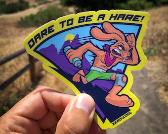 Daring Hare-Vinyl Sticker