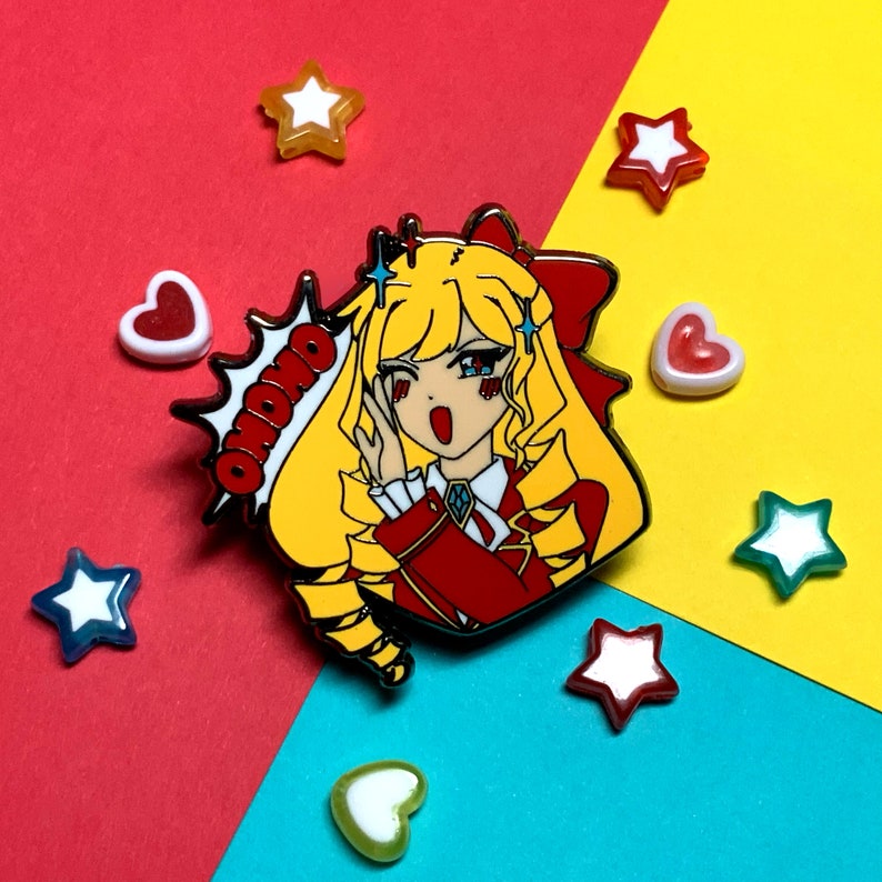 Emaljnål - Skurkaktig Anime/Manga/Lättroman - 3,8 cm bild 1