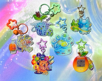 Frutiger Aero/Eco/Metro/Dorfic Charms/ YumeKawaii Accesorios para collares