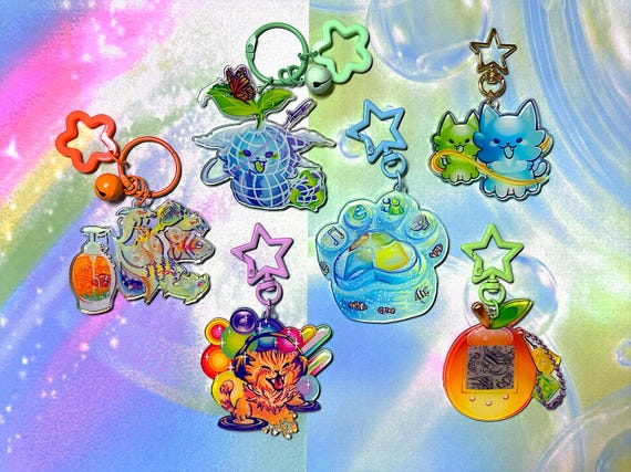 Frutiger Aero/Eco/Metro/Dorfic Charms/ YumeKawaii Necklace Accessories