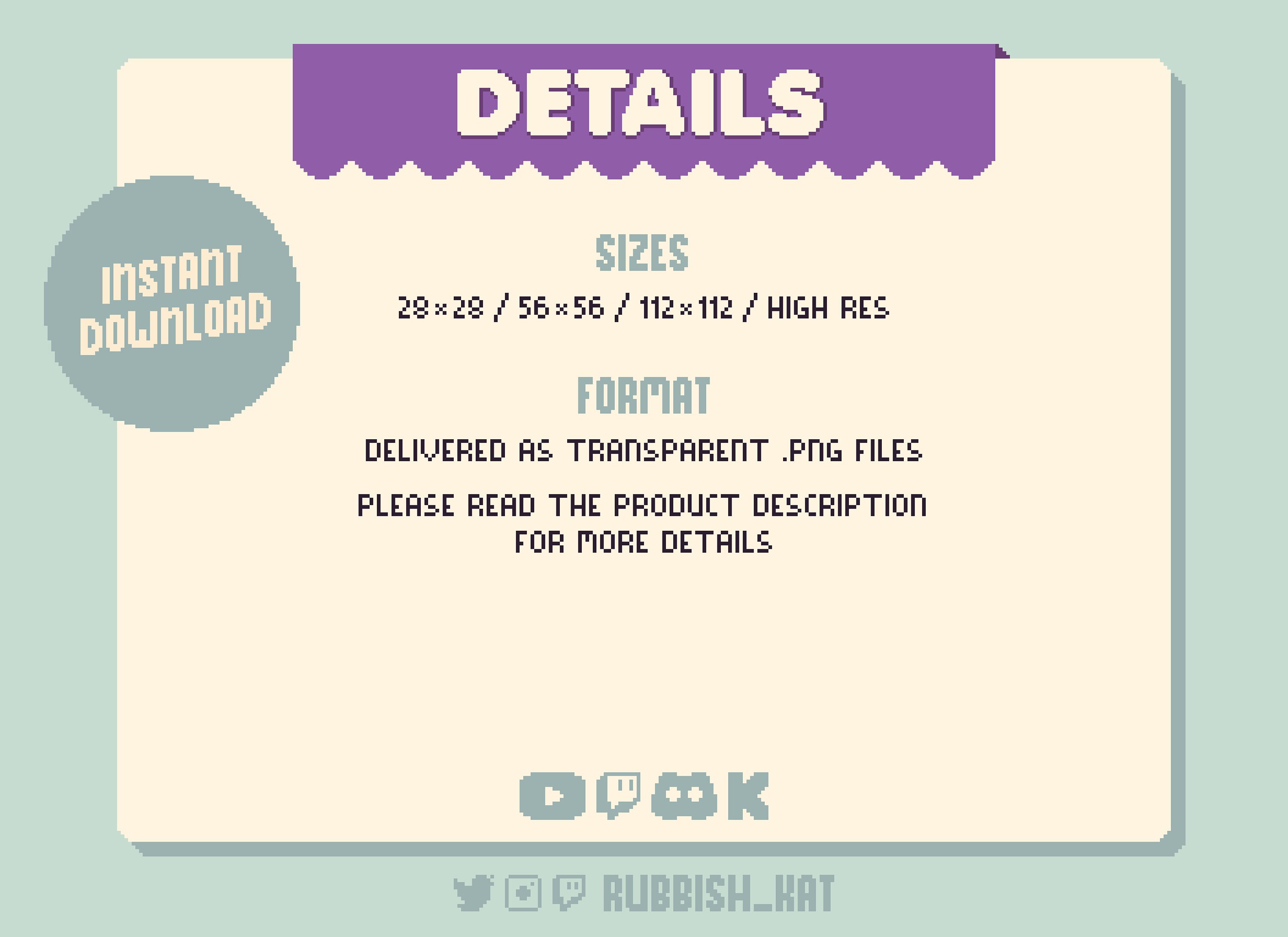 3 Pixel Art Cat Meme Emotes for Twitch & Discord | Ready to Use - Etsy