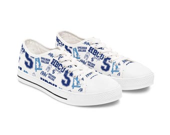 Spelman College Women&#39;s Low Top Sneakers, HBCU Shoes, College Sneakers, Campus Apparel, Historically Black Colleges and Universities,