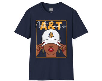 NCAT Aggies Unisex Softstyle T-Shirt, North Carolina A&T Tee, College Fan Shirt, HBCU Pride Top, University Apparel