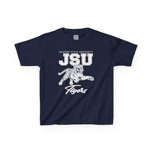 JSU Tigers Kids Tee, Jackson State University Shirt, College Apparel, School Spirit, Gift for Kids, Youth T-Shirt