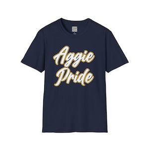 NCAT Aggies Unisex Softstyle T-Shirt, North Carolina A&T Tee, College Fan Apparel, Aggie Pride Shirt, HBCU Clothing, Black History Month