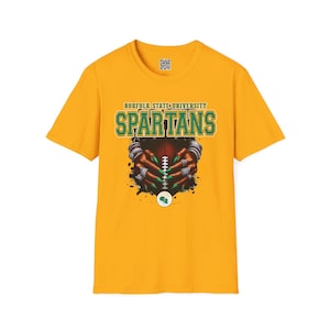 NSU Norfolk State Spartans T-Shirt, Unisex College Apparel, Game Day Shirt, Sports Fan Gear, School Spirit Wear, Perfect for Tailgating