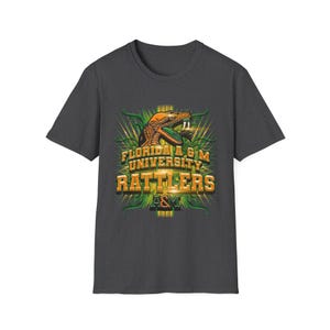 Florida A&M University Rattlers T-Shirt, Vintage College Tee,