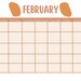 Boho Calendar, Downloadable, Printable - Etsy
