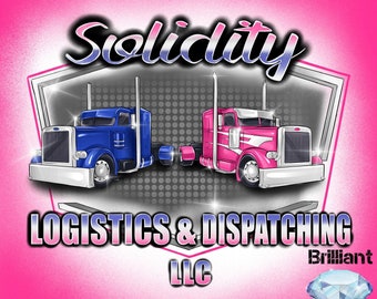 Custom Trucking Logo, Transportation Logo, Logistics Logo, Moving Company Logo, Car Logo, Truck Driver Logo, Logo For Business, Cartoon Logo