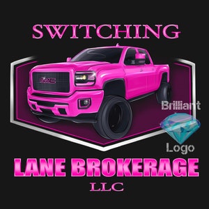 Trucking Company Logo, Moving Truck, Business Logo, Semi Truck Logo, Transportation Logo, Logistics Logo, Truck Driver Logo, Cartoon Logo