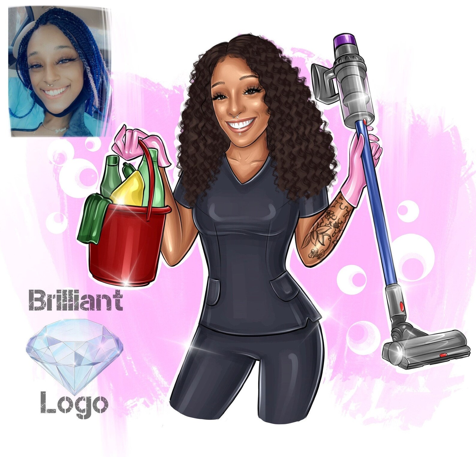 Clean Master Logo Logo Design for Cleaning Cleaning Service - Etsy