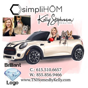 Mobile Notary Service Logo, Notary Agent Avatar, Notary Logo Design, Lawyer Custom Portrait, Realtor Logo, Cartoon Logo, Logo for Business
