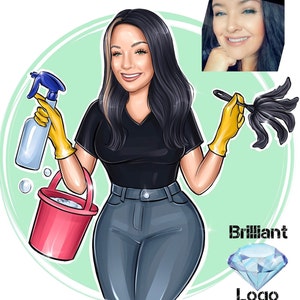 Clean Master Logo Logo Design for Cleaning Cleaning Service - Etsy