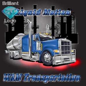 Custom Logo Design, Logistics Logo, Transport Logo, Shipping Logo, Vehicle Service Logo, Trucking Driver Logo, Cartoon Business Logo Design
