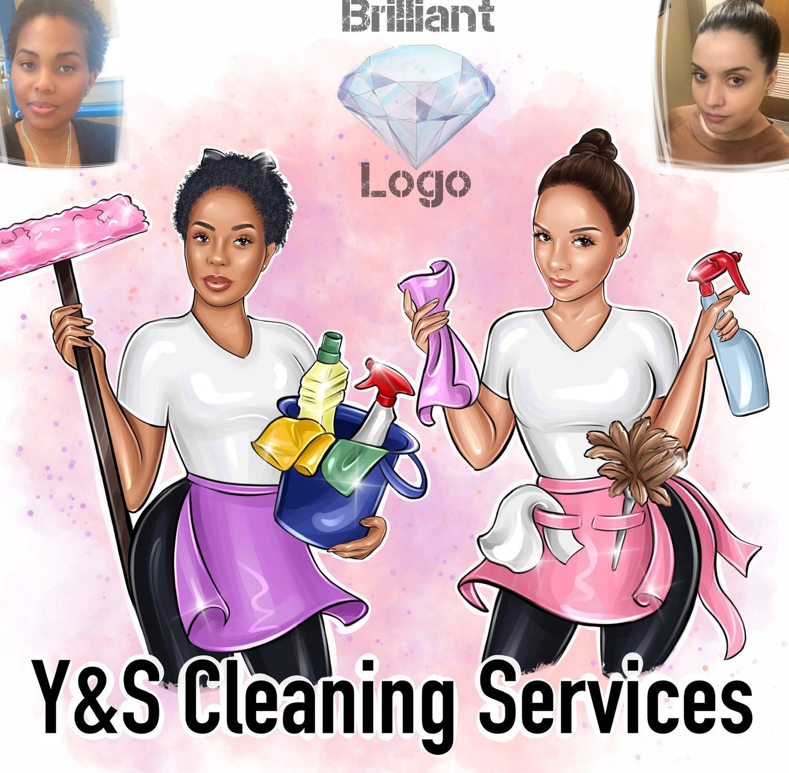 Clean Master Logo Logo Design for Cleaning Cleaning Service - Etsy