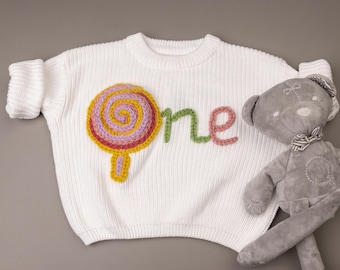 Custom Embroidered Baby Name Sweater, Baby Name Sweater, Embroidered Sweater, Personalised baby Jumper, Baby Gifts, Christmas Gift