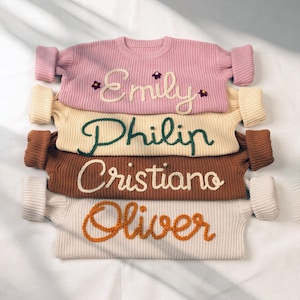 Personalisierter Baby Pullover, Personalisierter Baby Pullover, Baby Geschenke, Weihnachtsgeschenk
