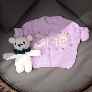 Personalisierter Baby Pullover, Personalisierter Baby Pullover, Baby Geschenke, Weihnachtsgeschenk