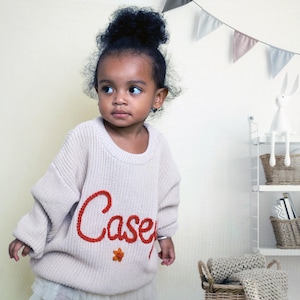 Personalisierter Baby Pullover, Personalisierter Baby Pullover, Baby Geschenke, Weihnachtsgeschenk