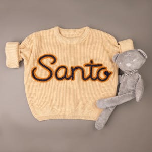 Personalisierter Baby Pullover, Personalisierter Baby Pullover, Baby Geschenke, Weihnachtsgeschenk