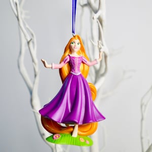 Disney Rapunzel Christmas tree ornament, Disney Christmas decoration, Disney baubles