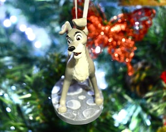 Disney lady and Tramp Christmas tree ornaments, Christmas ornaments, Christmas decorations, Christmas gifts, Disney tree ornaments